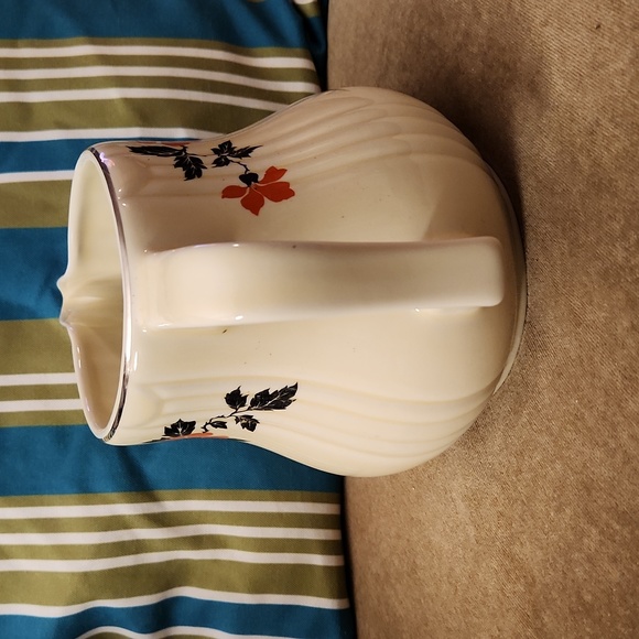 Vintage Hall China Red Poppy Water Jug Pitcher - Picture 5 of 6